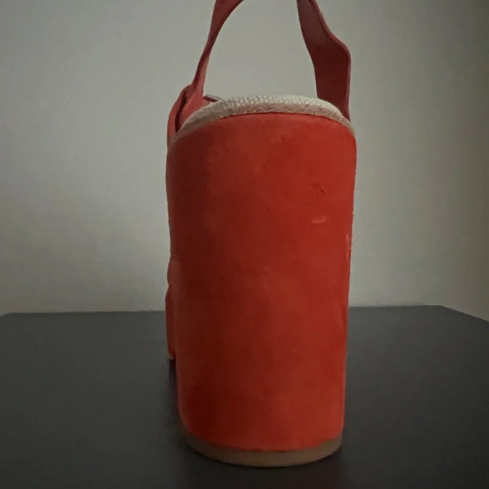 Dolce Vita Elly Platform Sandal - Persimmon Suede - size 9.5 - Picture 3 of 5